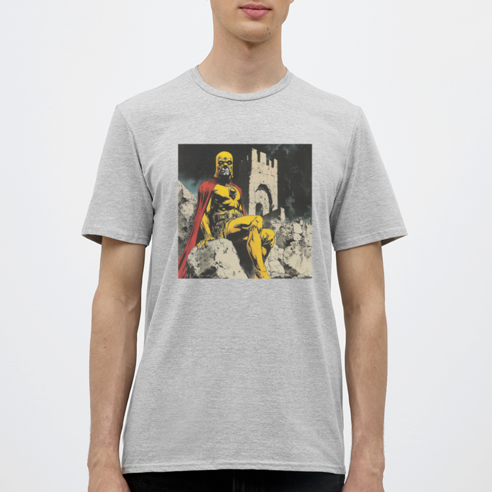 Orkalon, T-shirt herr - gråmelerad
