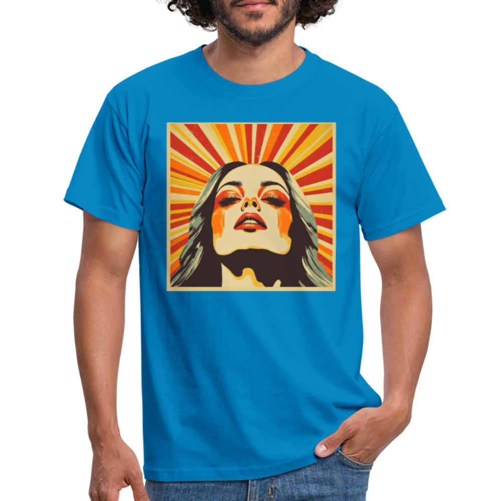 Dagens Första Strålar, T-shirt herr - kungsblå