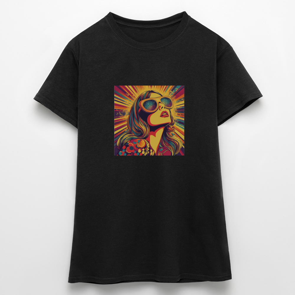 Disco Fever, T-shirt dam - svart