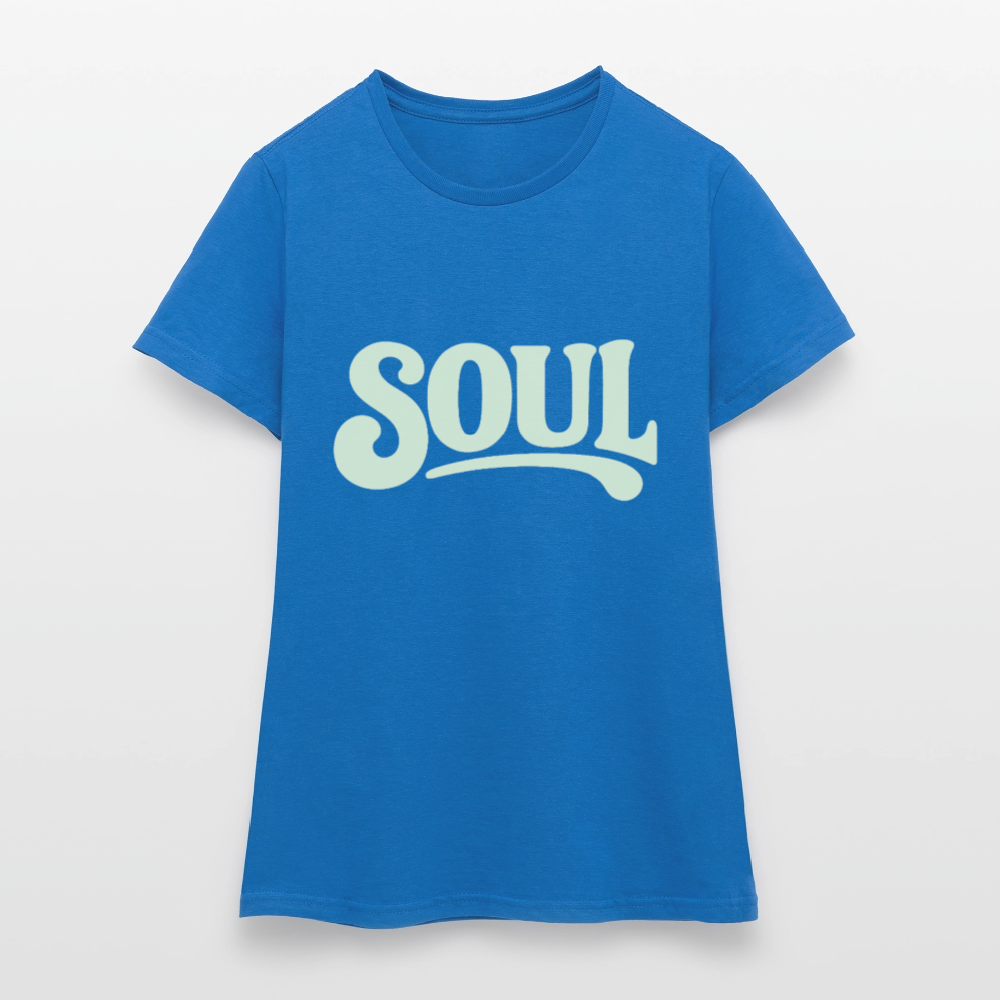 All About Soul, T-shirt dam - royalblå