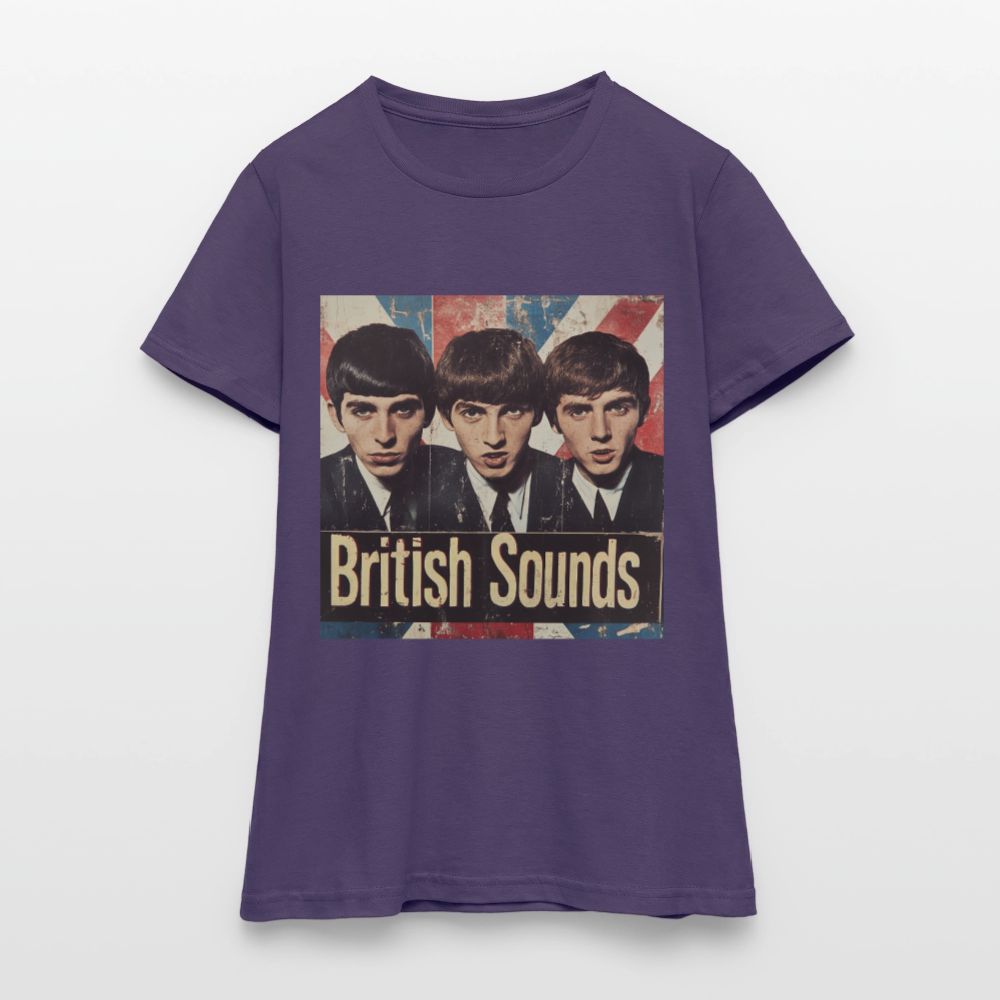 British sounds 1965, T-shirt dam - mörklila