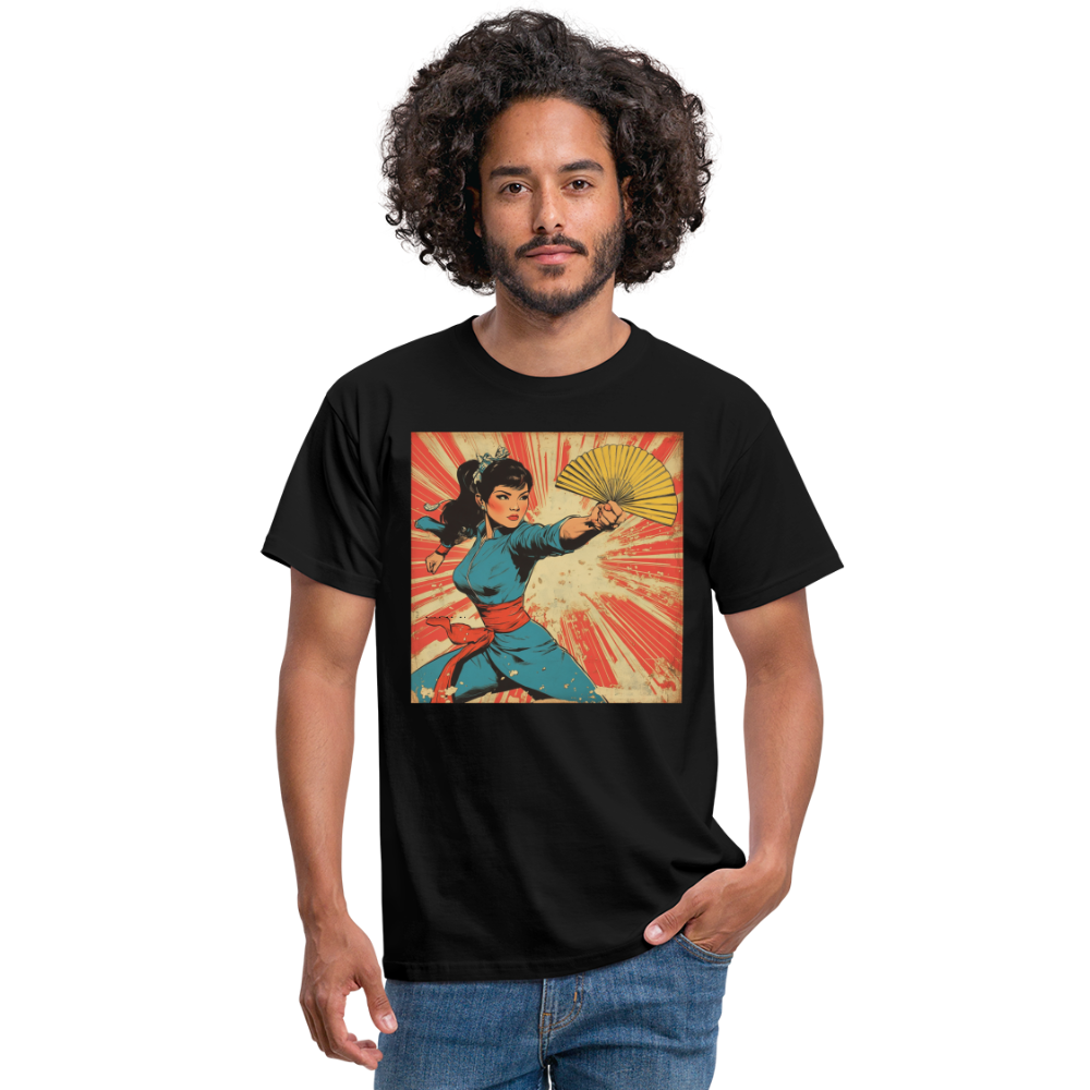 Solfjädern, T-shirt herr - svart