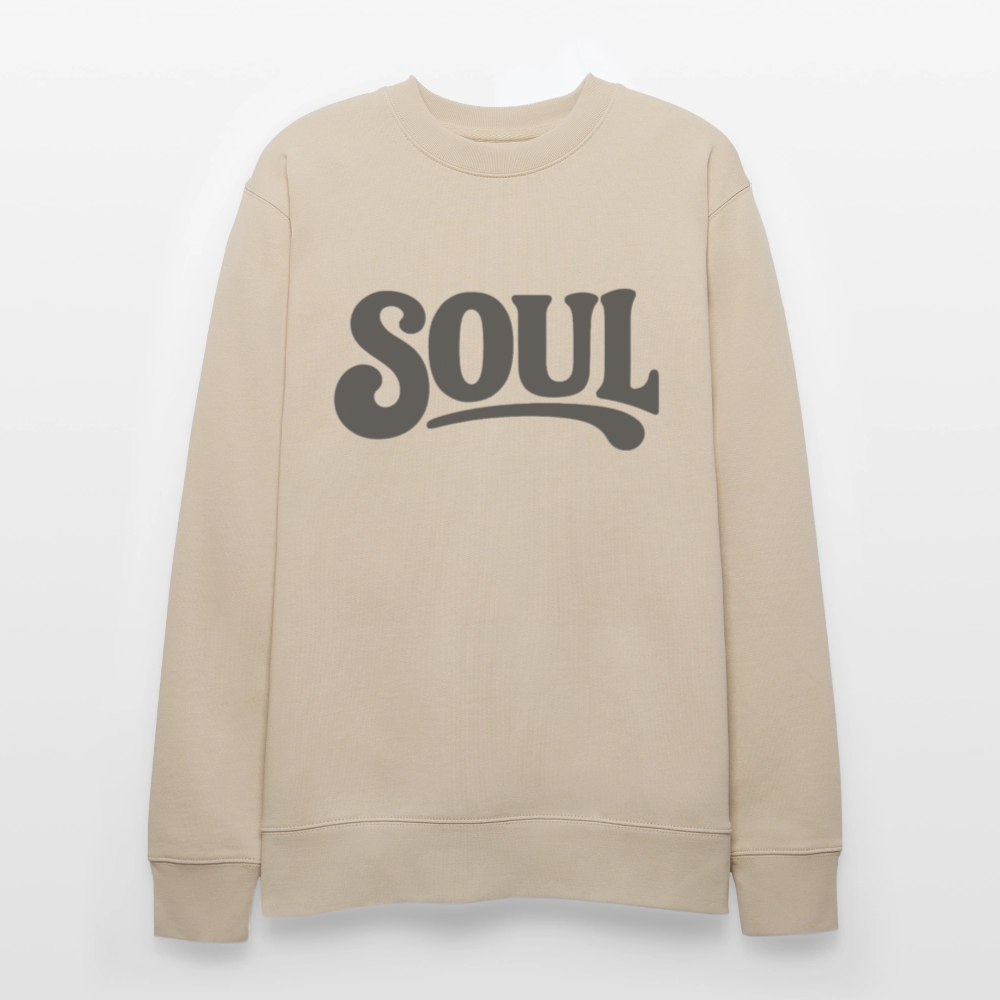 All About Soul, Ekologisk sweatshirt CHANGER unisex från Stanley/Stella - beige