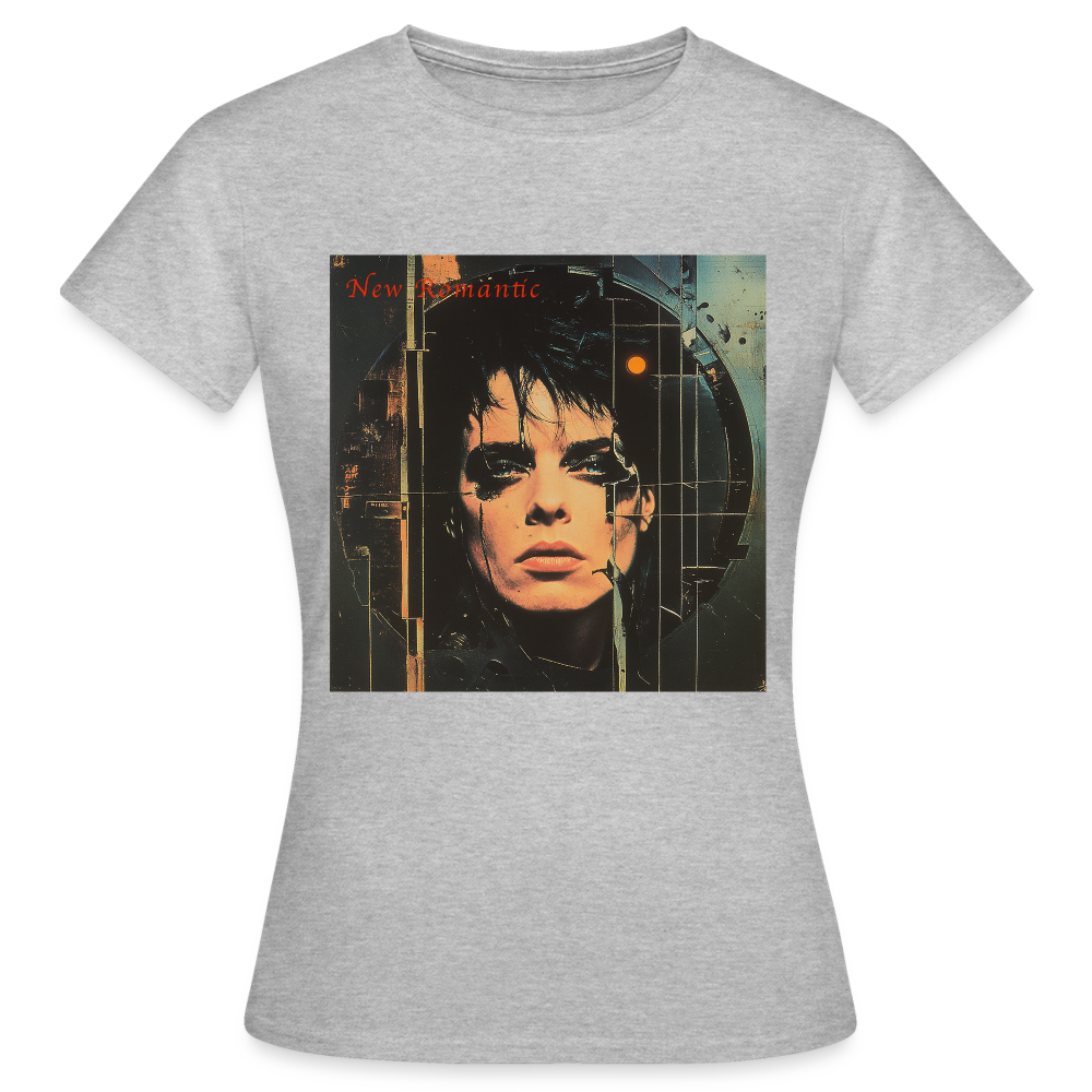 New Romance, T-shirt dam - gråmelerad