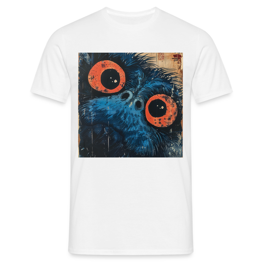 Den blå vännen, T-shirt herr - vit