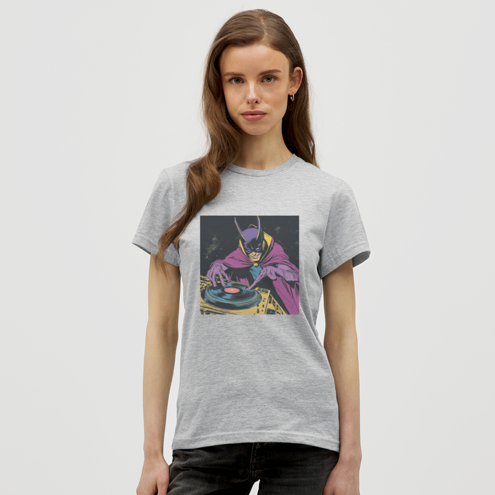 Purple Pulse, T-shirt dam - gråmelerad