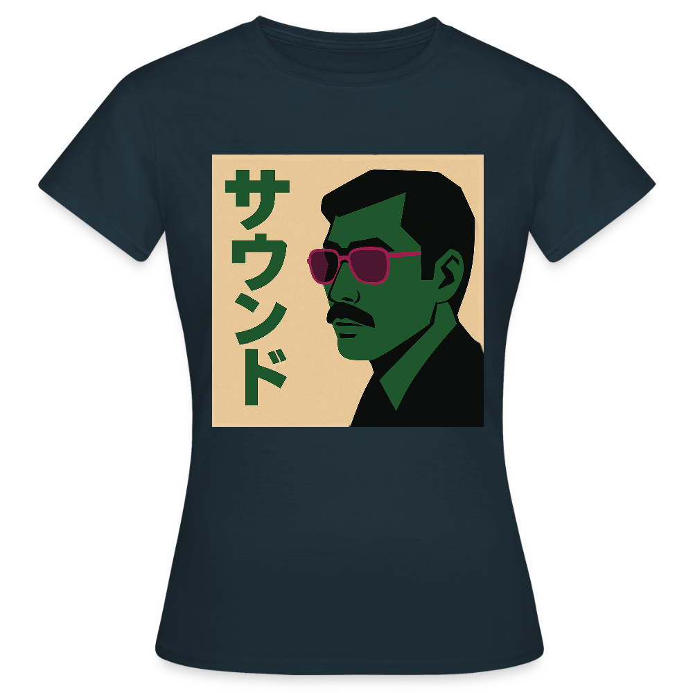 Nippon Sound, T-shirt dam - marinblå