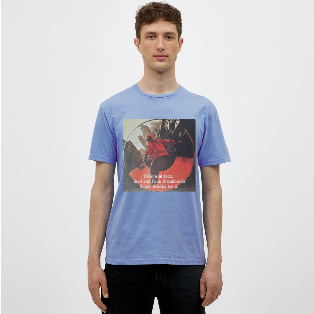 Super Breaks vol 2, T-shirt herr - carolina blue