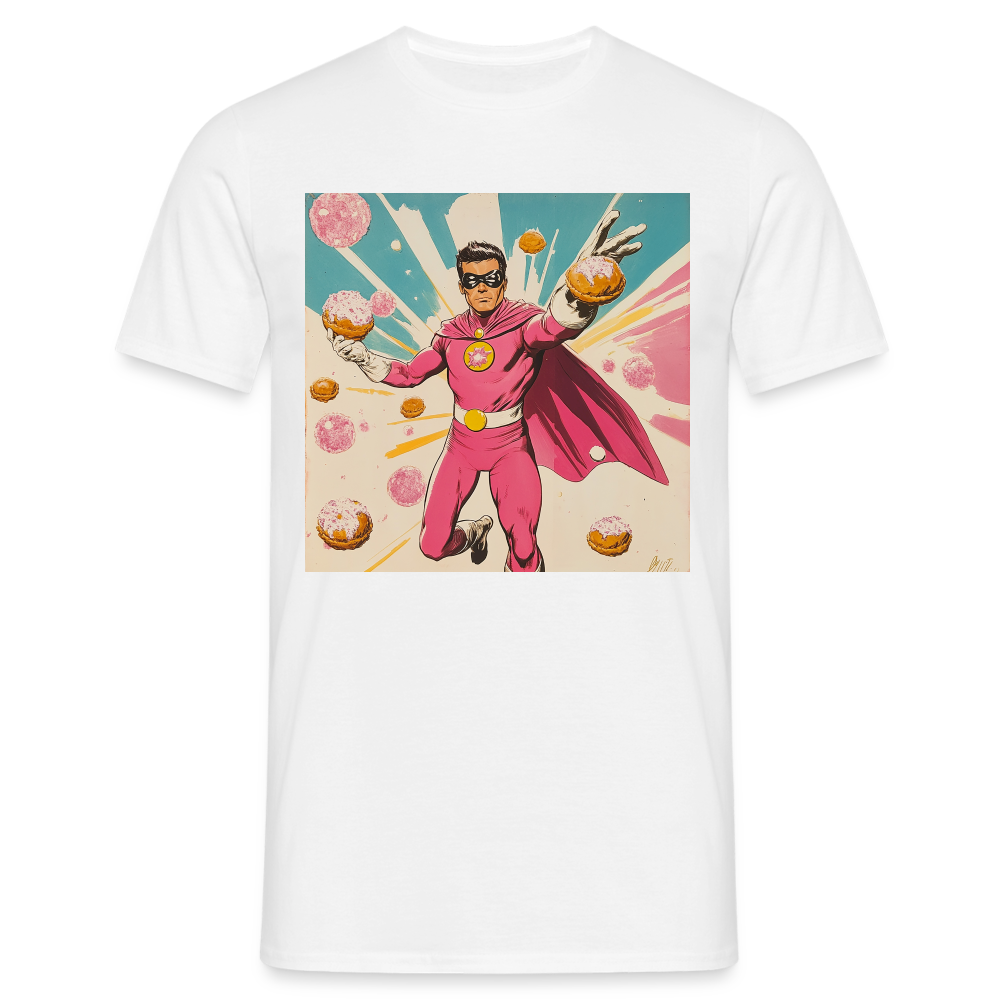 Frosting-Fury, T-shirt herr - vit