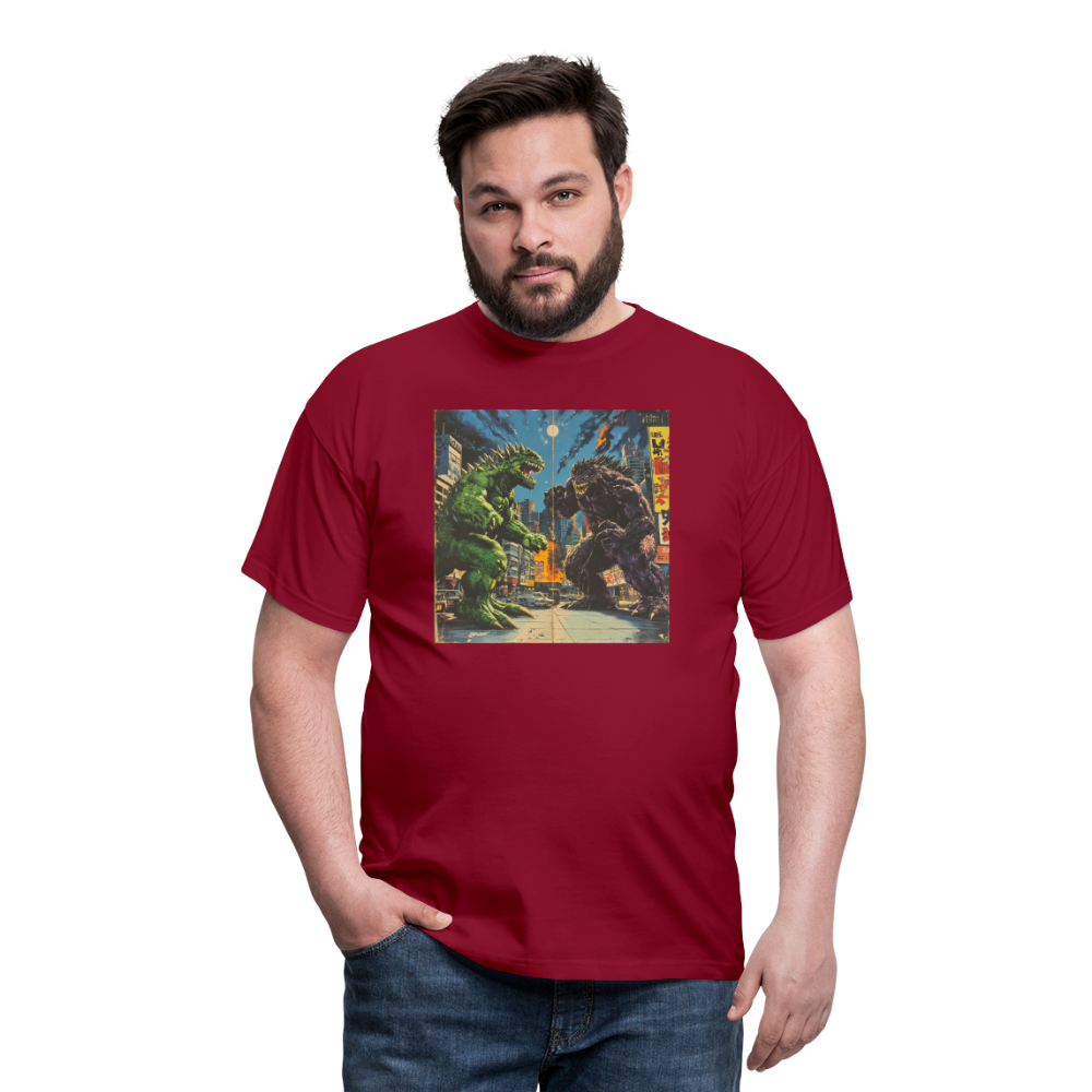 Kampen vid Solnedgången, T-shirt herr - tegelröd