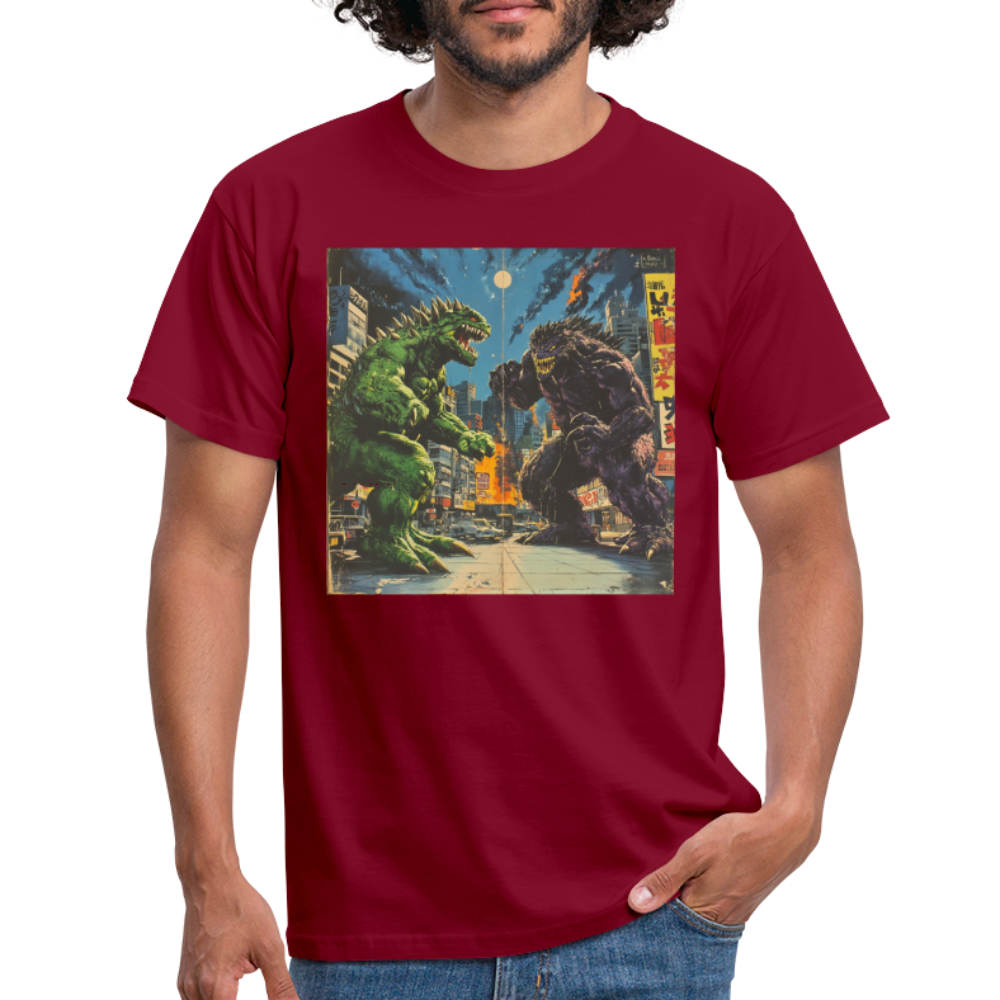 Kampen vid Solnedgången, T-shirt herr - tegelröd