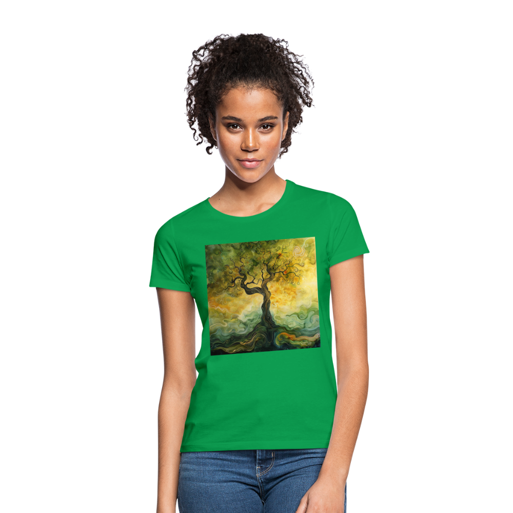 Trädets visdom, T-shirt dam - kellygrön