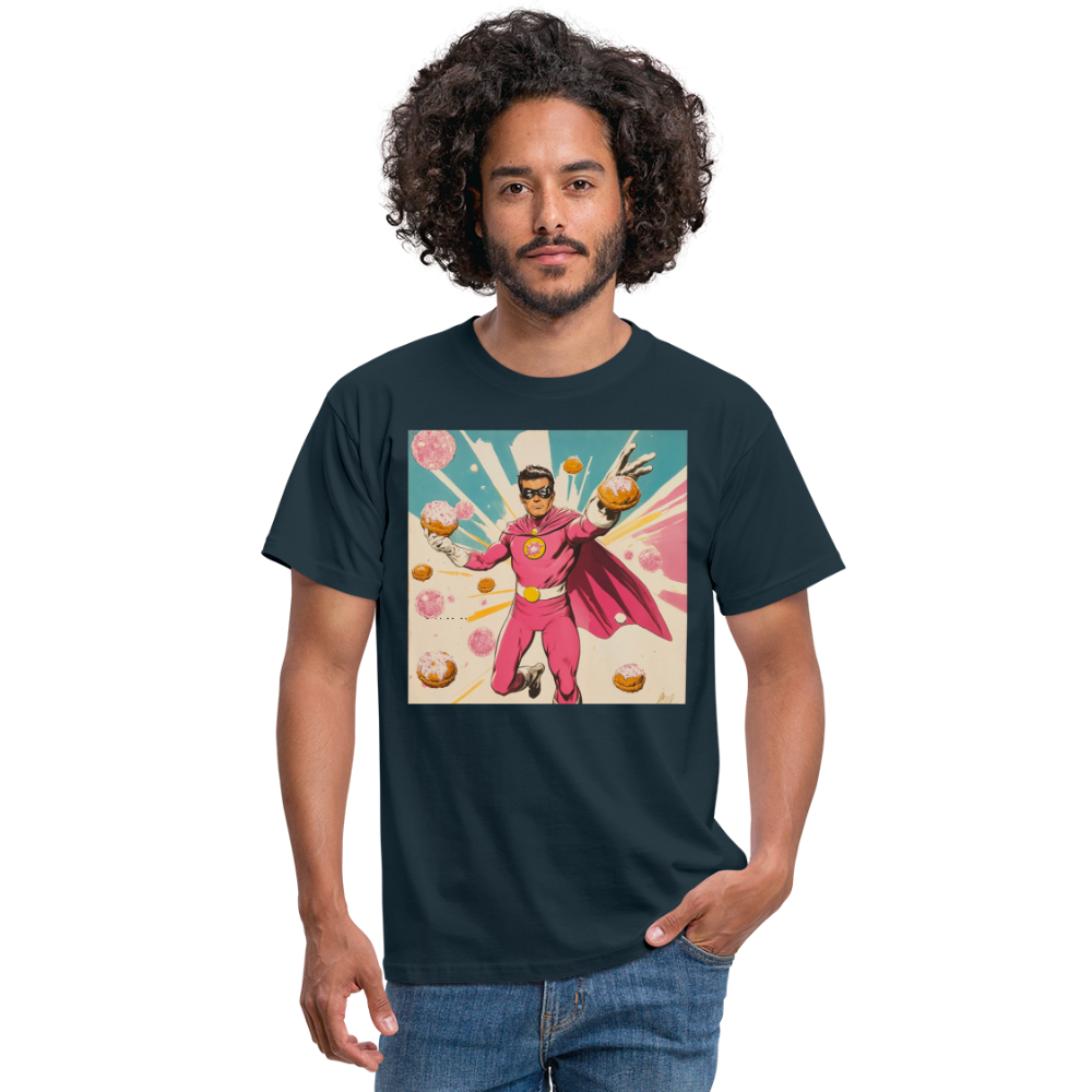 Frosting-Fury, T-shirt herr - marinblå