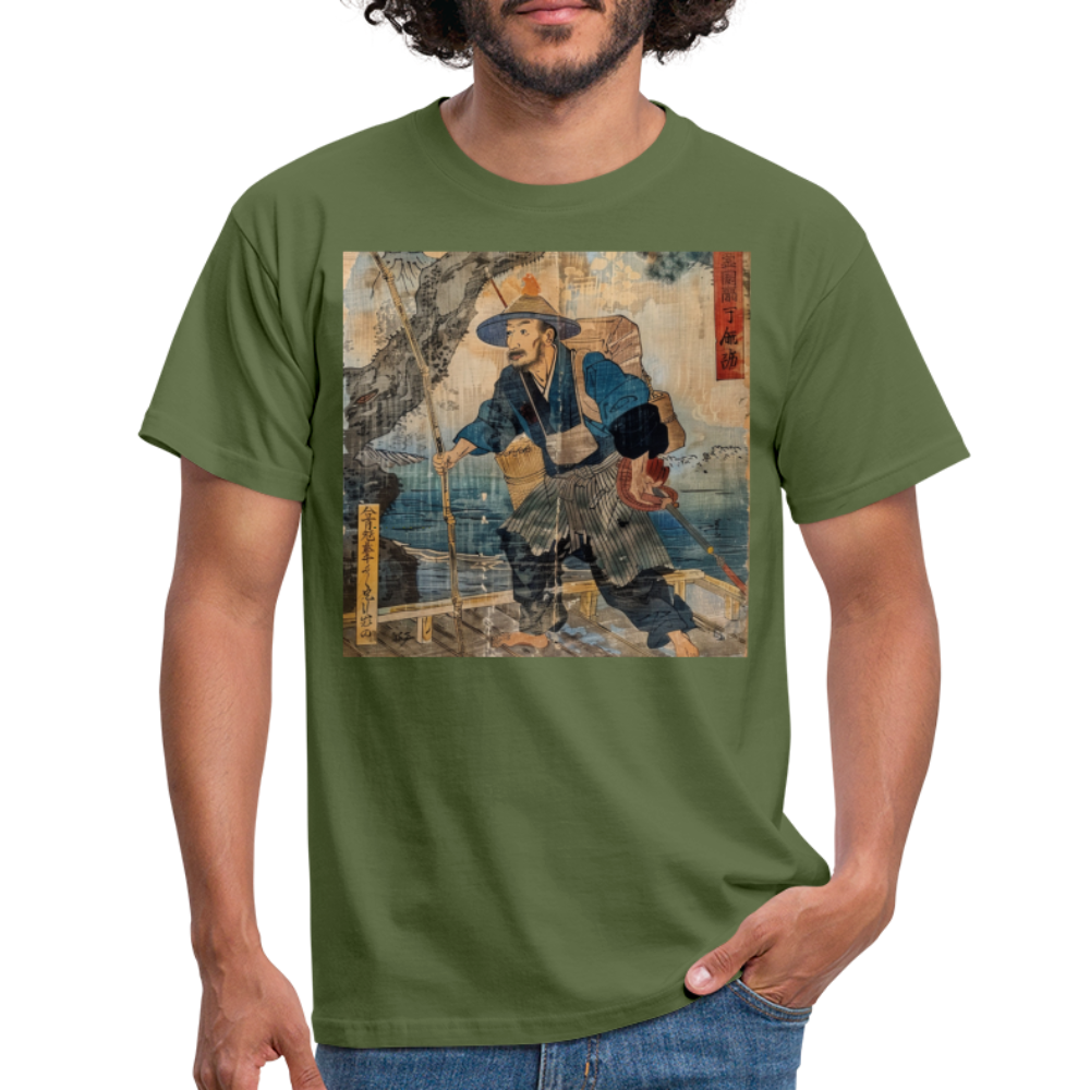 Fiskaren som bytte karriär, T-shirt herr - Militärgrön