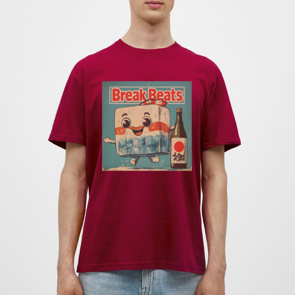 Nippon Break Beats, T-shirt herr - tegelröd