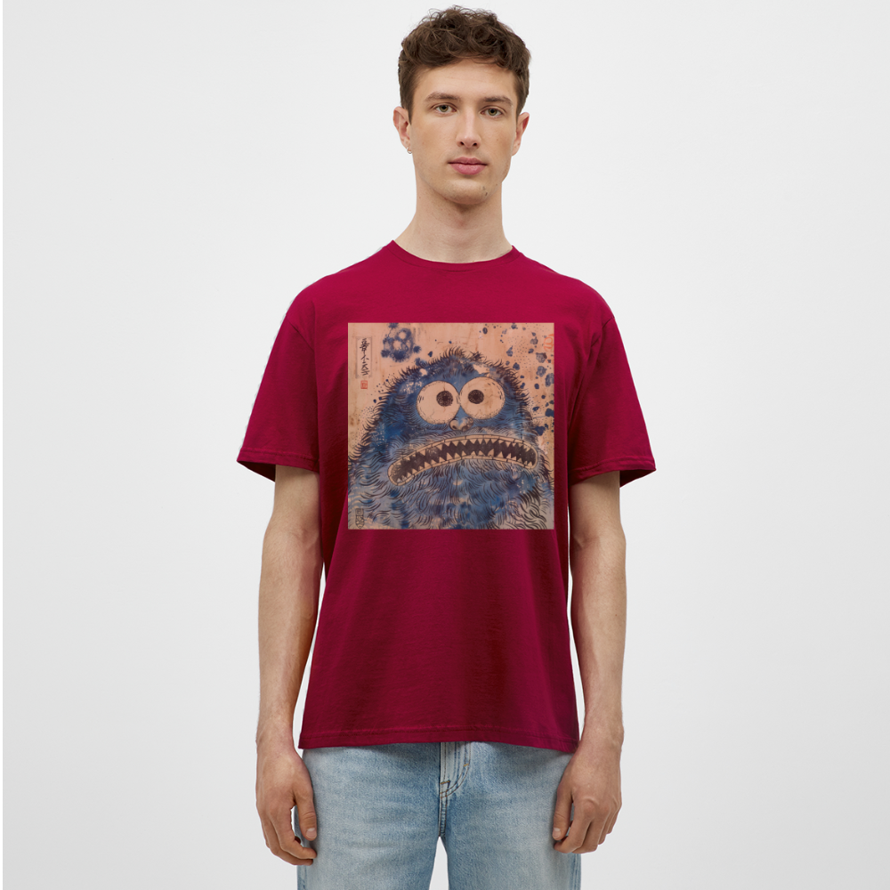 Uramiko ramlar i floden, T-shirt herr - tegelröd