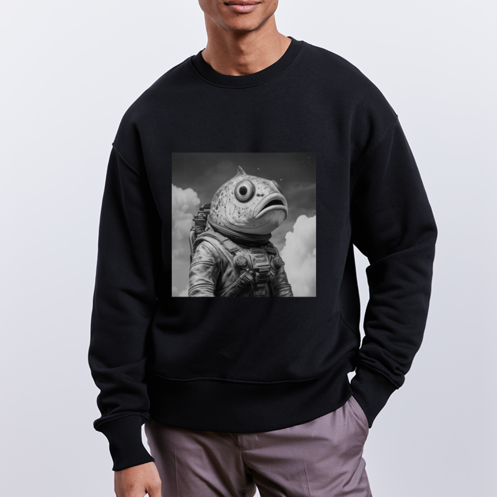 En ensam simtur i universum, Ekologisk oversizetröja RADDER unisex från Stanley/Stella - svart