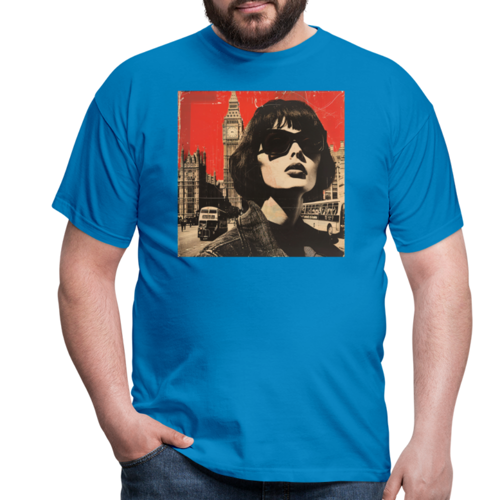T-shirt herr - kungsblå