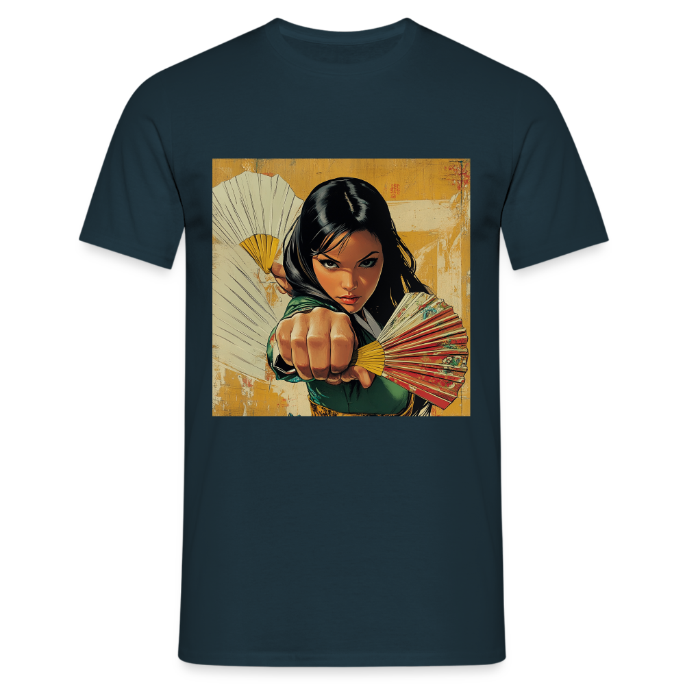Blå Lotus, T-shirt herr - marinblå