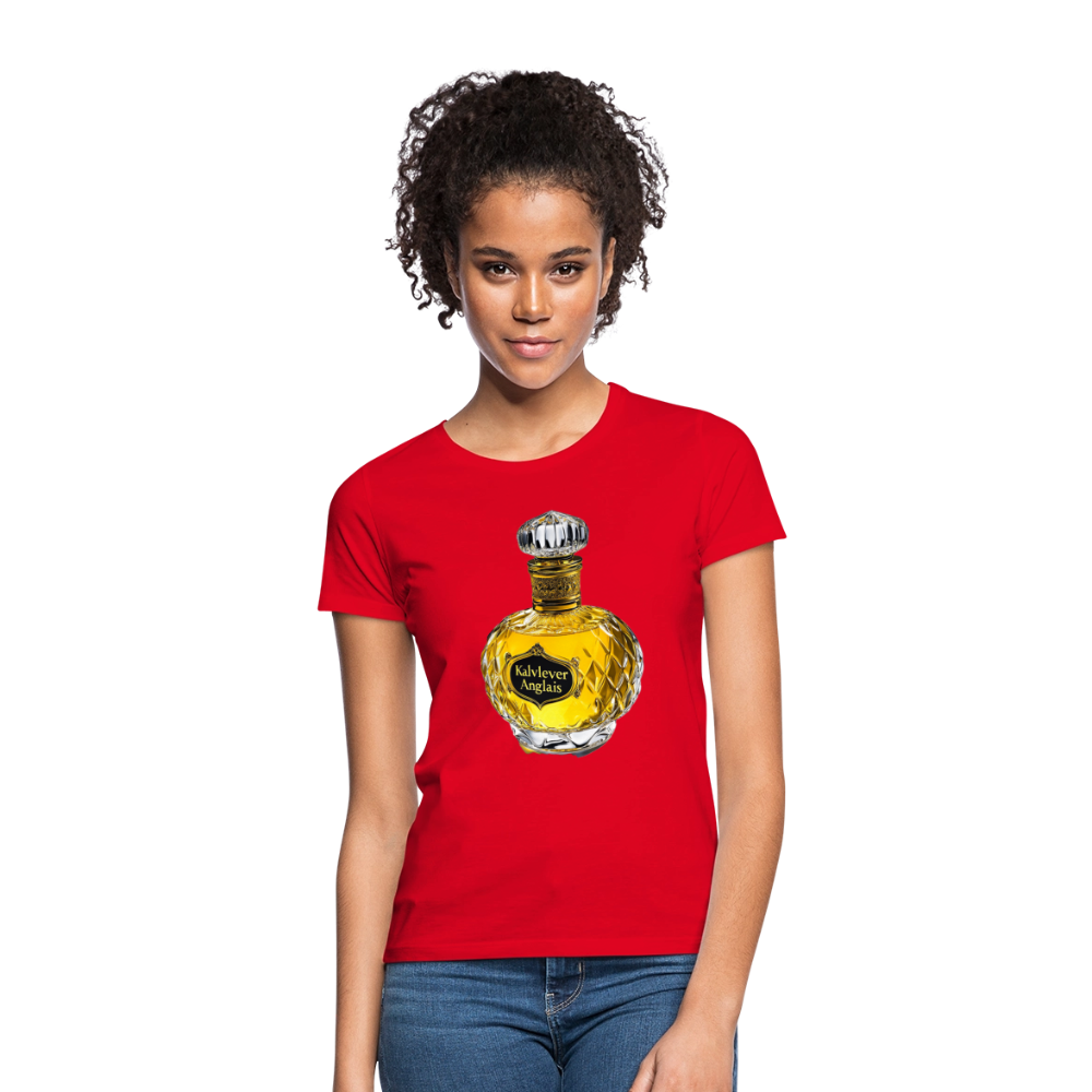 Eau de Perfume, T-shirt dam - röd