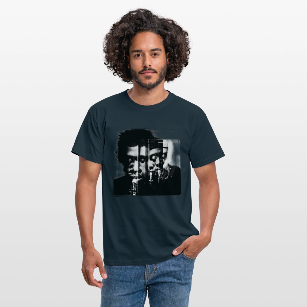 Between Breaths, T-shirt herr - marinblå