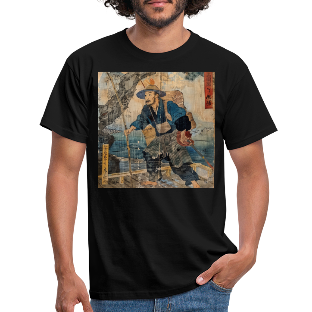 Fiskaren som bytte karriär, T-shirt herr - svart