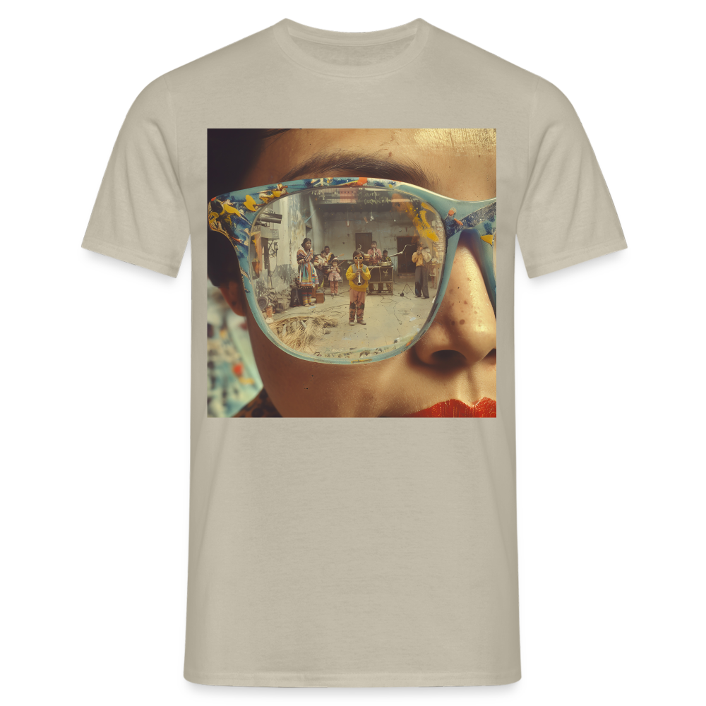 Reflektioner av Anderna, T-shirt herr - sandbeige