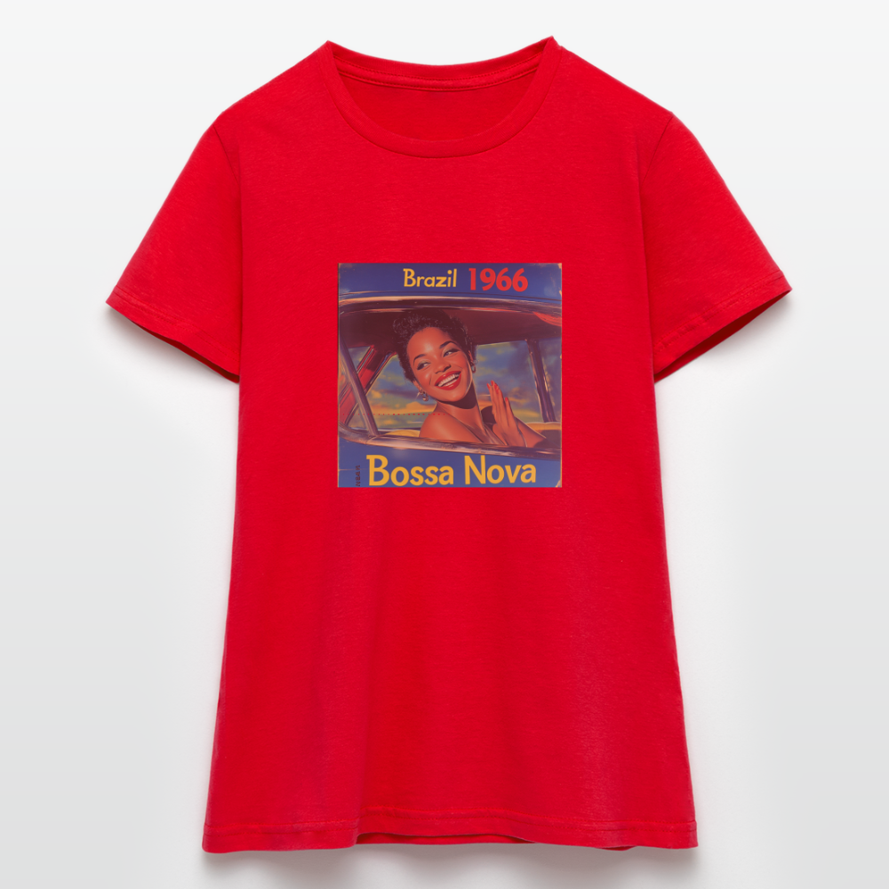 Isabela Costa, brazil 1966, T-shirt dam - röd