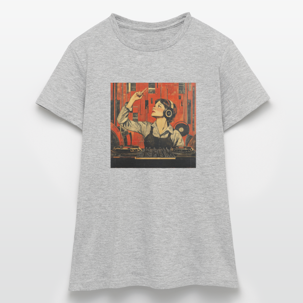 Revolutionens Rytm, T-shirt dam - gråmelerad
