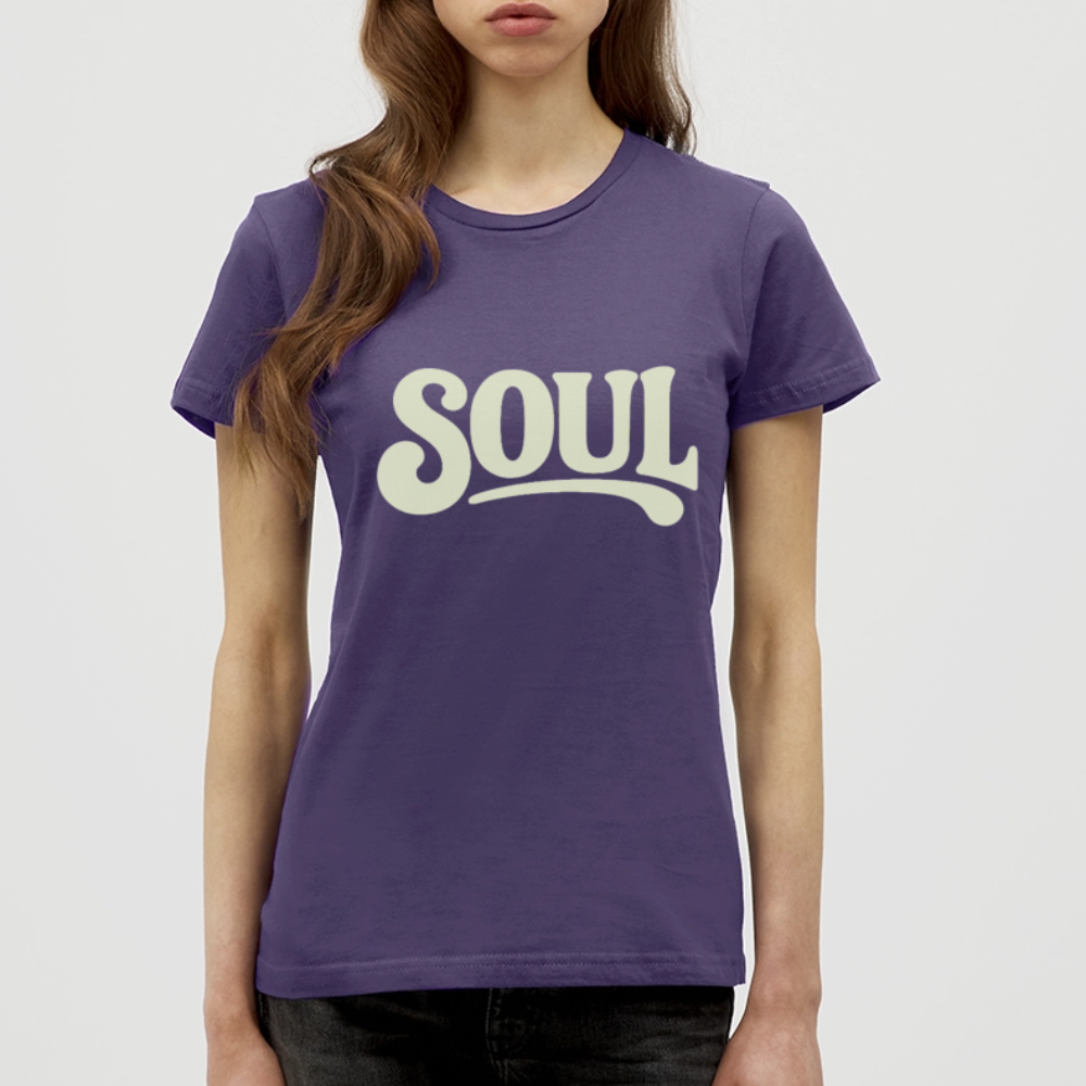 All About Soul, T-shirt dam - mörklila