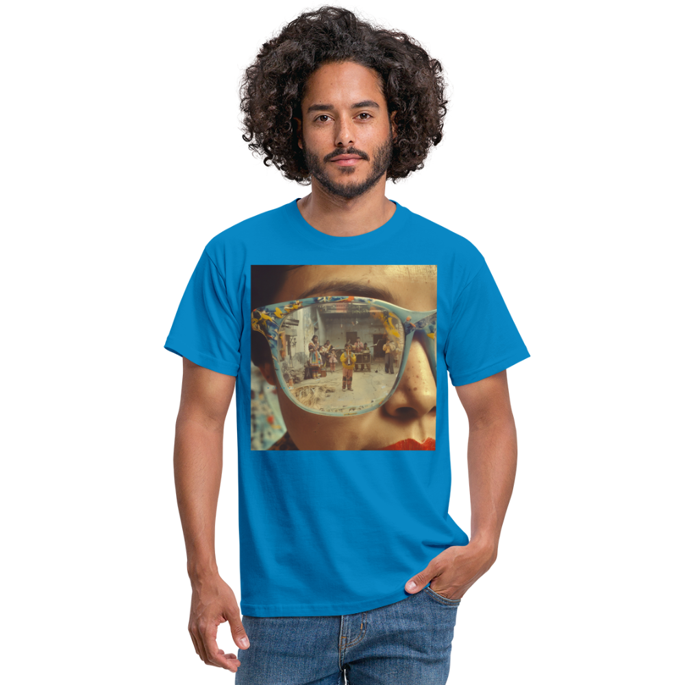 Reflektioner av Anderna, T-shirt herr - kungsblå