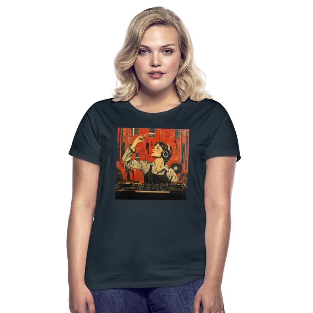 Revolutionens Rytm, T-shirt dam - marinblå