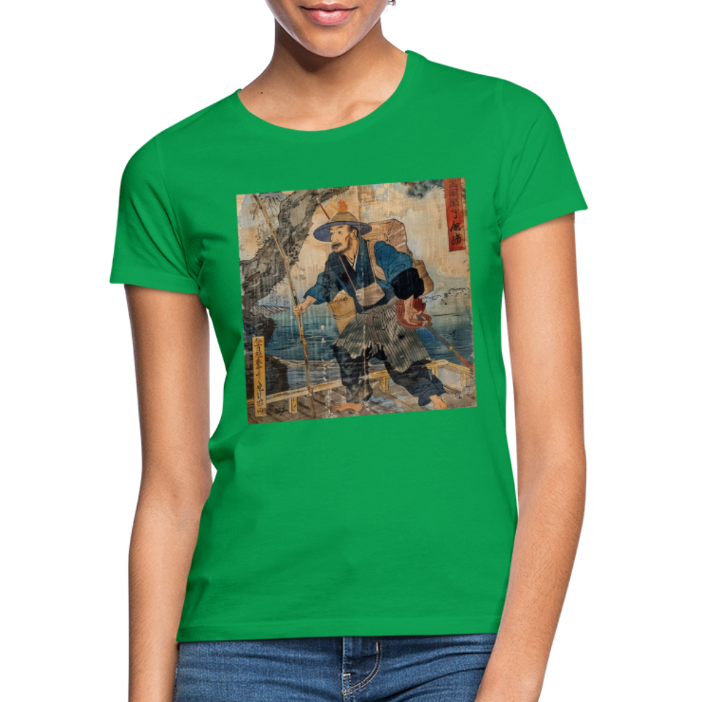 Fiskaren som bytte karriär, T-shirt dam - kellygrön