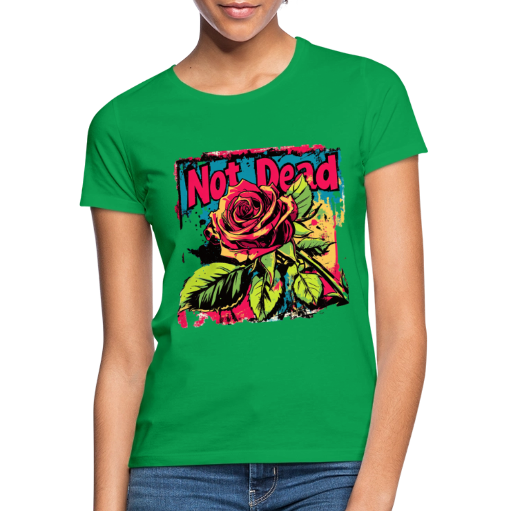 Den Eviga Rosen, T-shirt dam - kellygrön