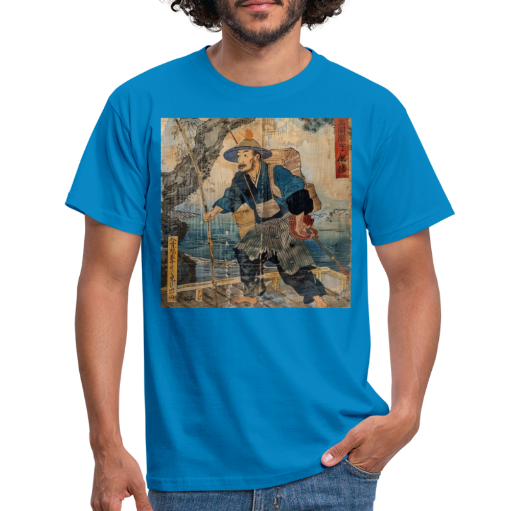 Fiskaren som bytte karriär, T-shirt herr - kungsblå