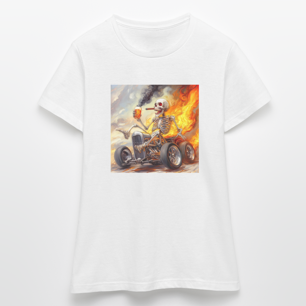 Knekta Krash, T-shirt dam - vit