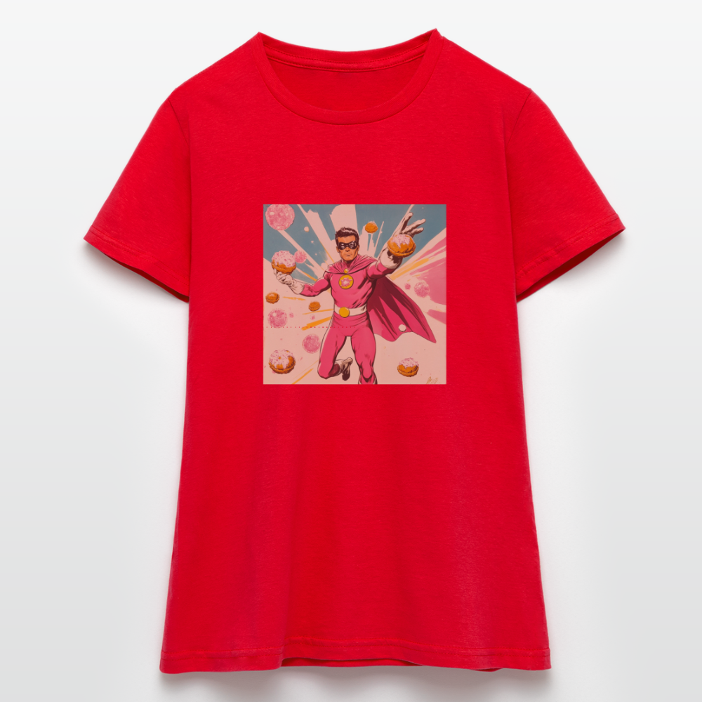 Frosting-Fury, T-shirt dam - röd