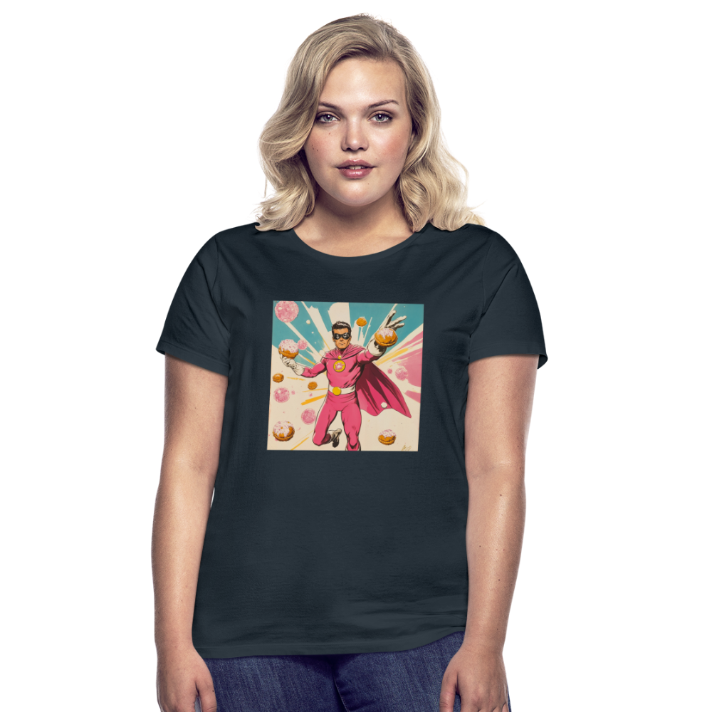 Frosting-Fury, T-shirt dam - marinblå
