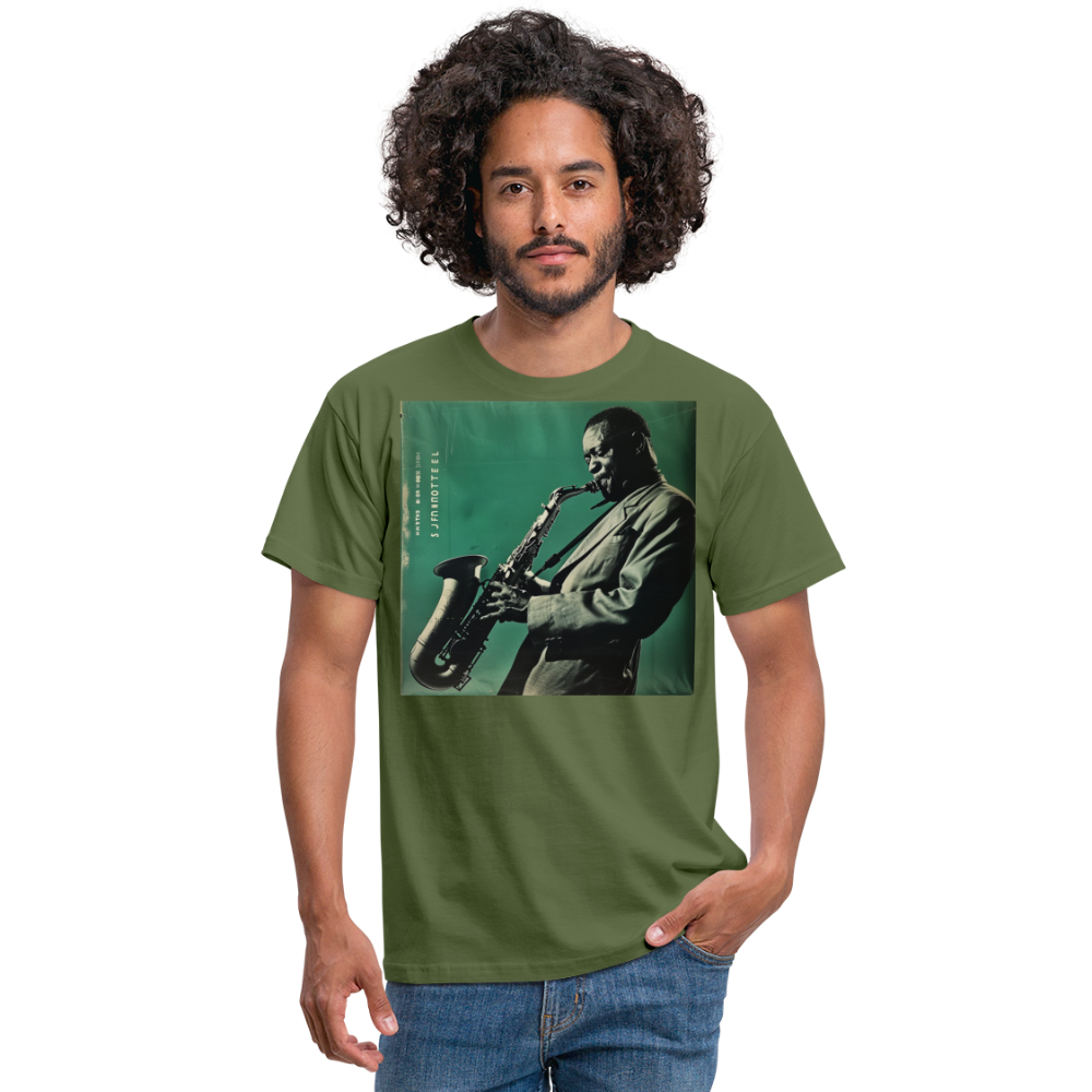 Nattens Toner i New York, T-shirt herr - Militärgrön