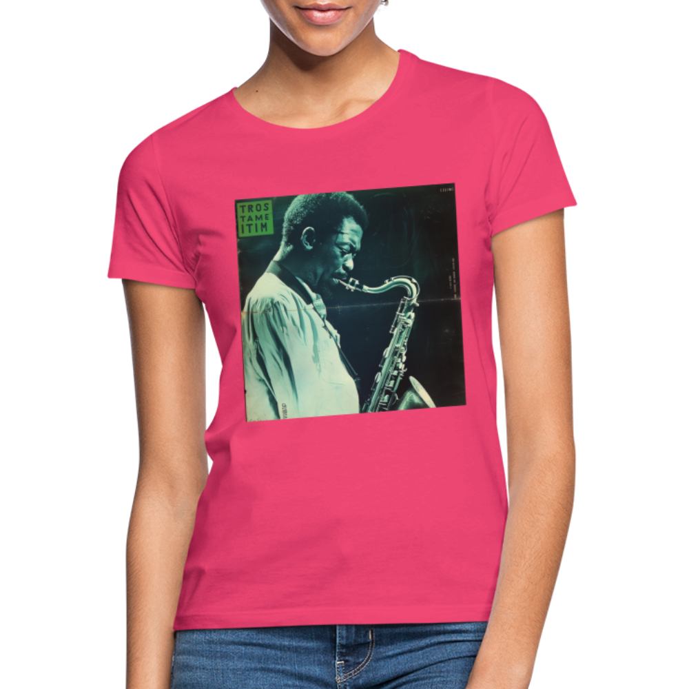 Gåtfull figur i jazzens underground, T-shirt dam - azalea