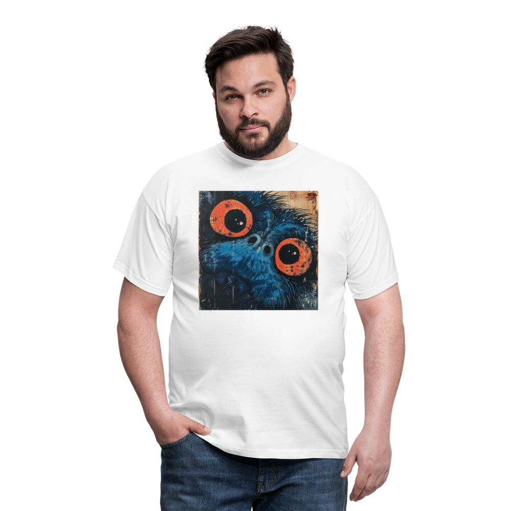 Den blå vännen, T-shirt herr - vit