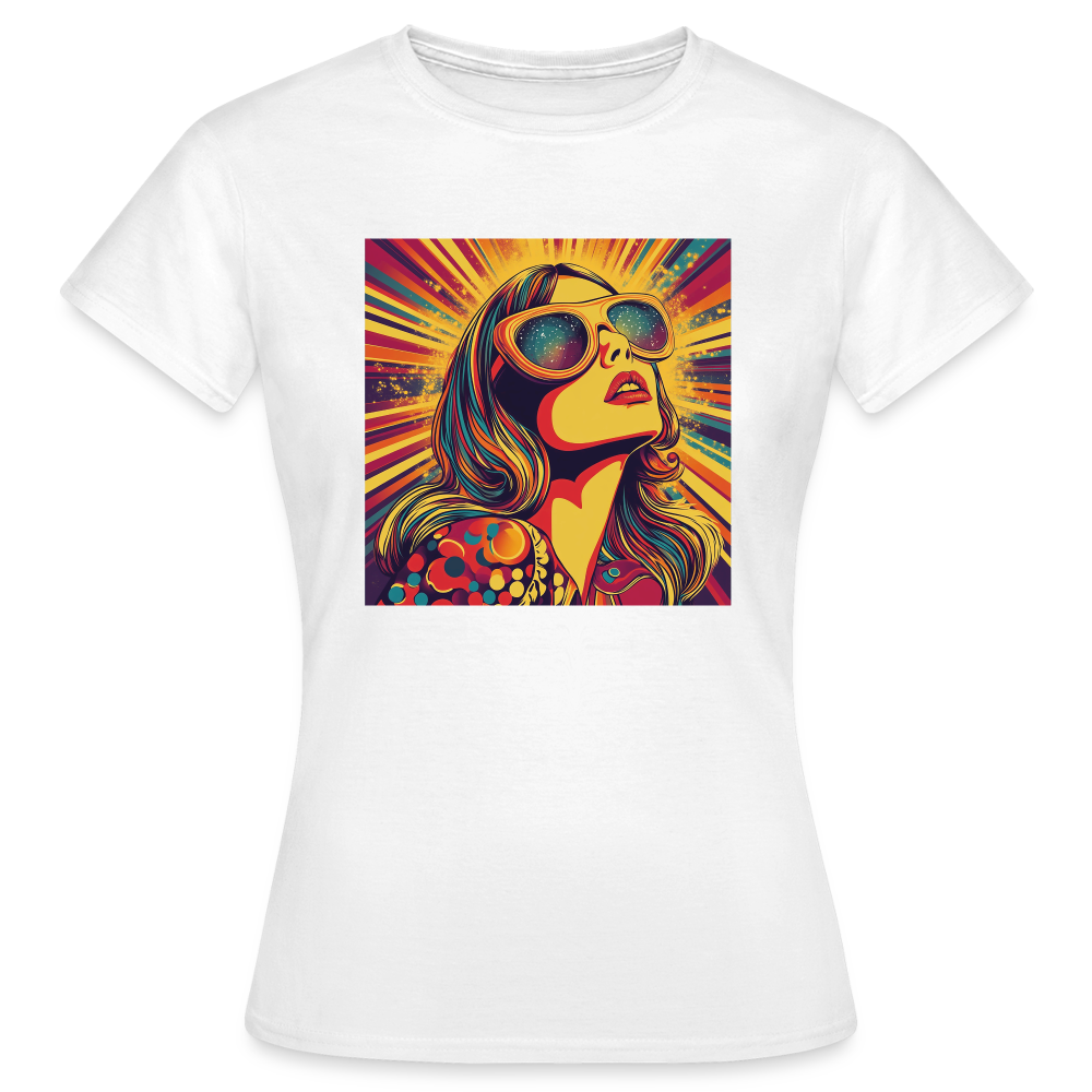 Disco Fever, T-shirt dam - vit