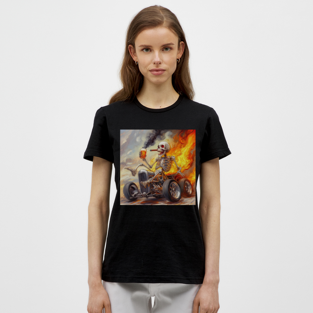 Knekta Krash, T-shirt dam - svart