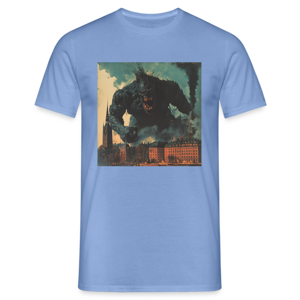 Helvetesstorm över Staden, T-shirt herr - carolina blue