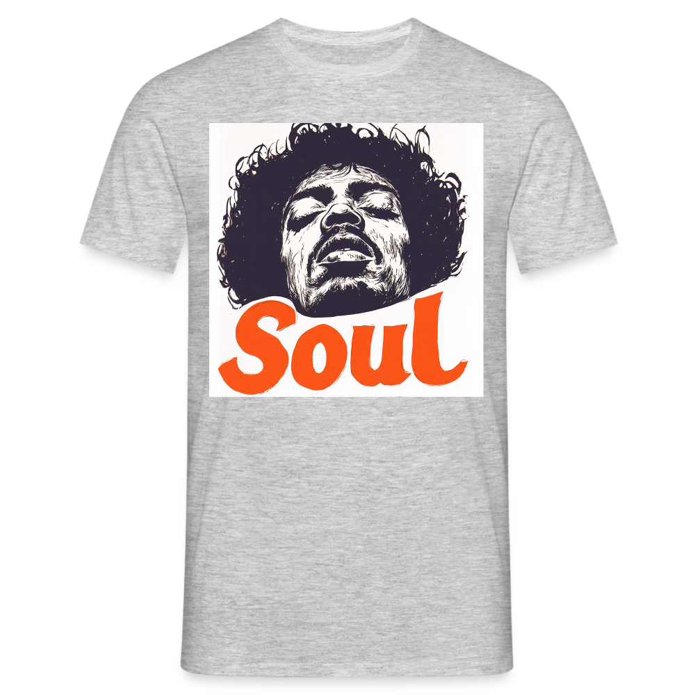 Kärlek, frihet och rättvisa, T-shirt herr - gråmelerad