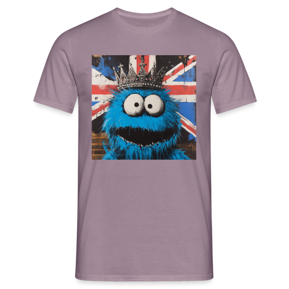 Monsters & Monarchs, T-shirt herr - lilagrå
