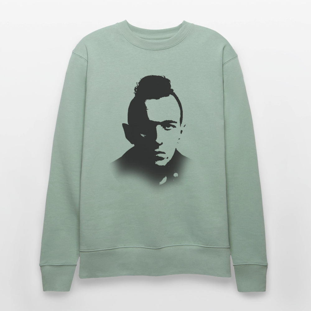 Stencil of Rebellion, Ekologisk sweatshirt CHANGER unisex från Stanley/Stella - ljus grågrön