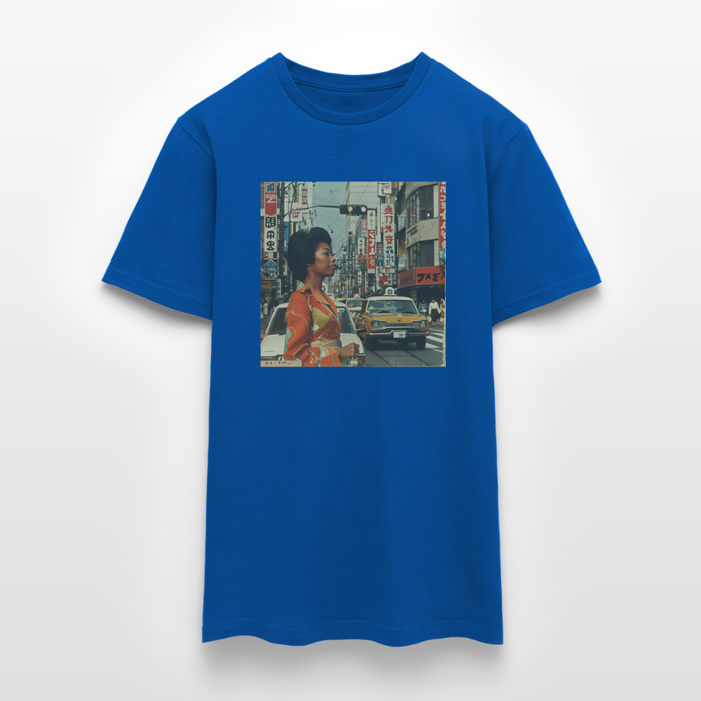 Yumi Sakamoto, T-shirt herr - kungsblå