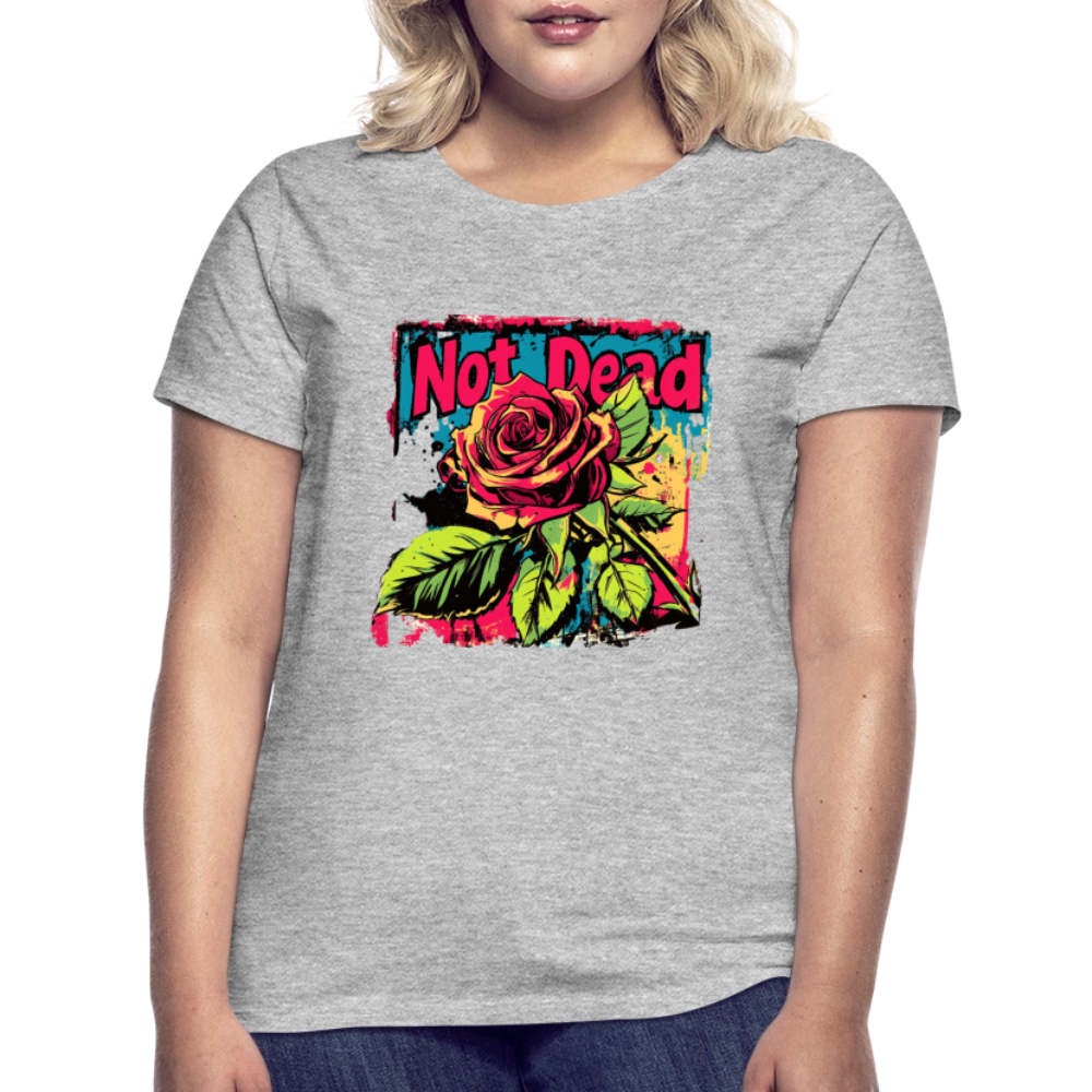 Den Eviga Rosen, T-shirt dam - gråmelerad