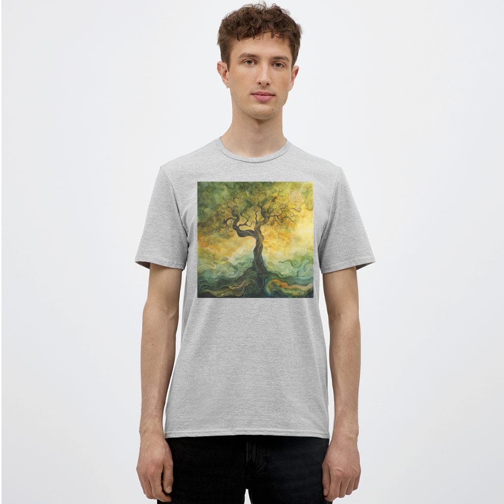 Trädets visdom, T-shirt herr - gråmelerad